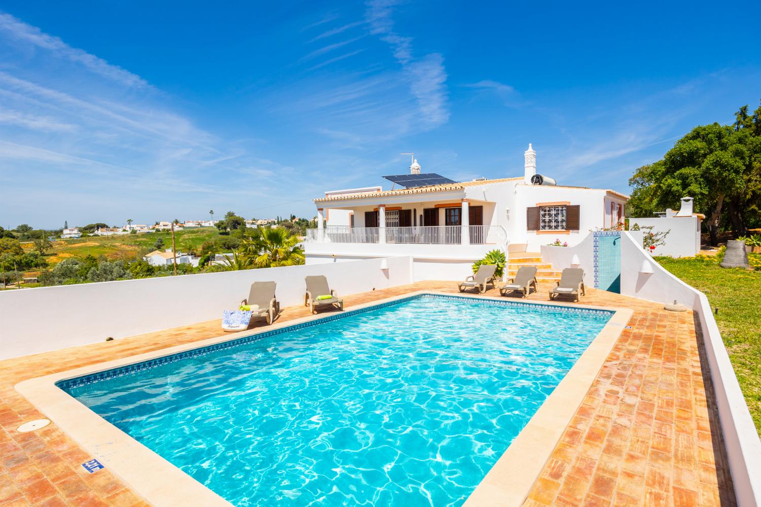 ,Beautiful villa with private pool, terrace, and garden