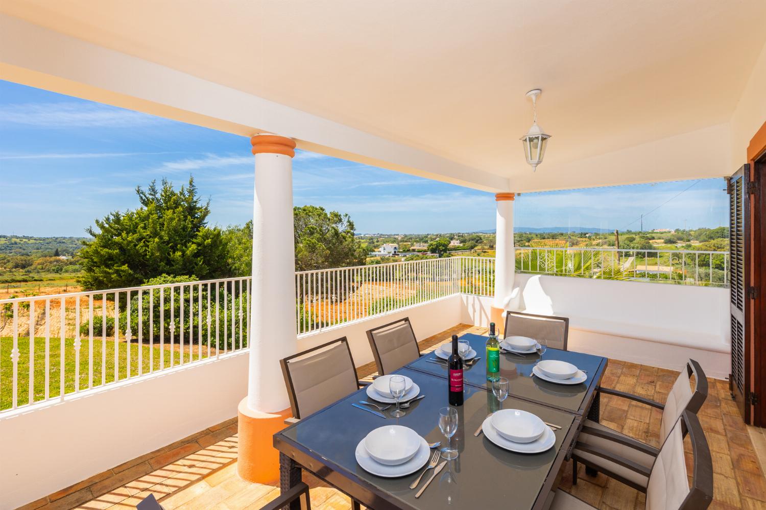 Sheltered terrace area