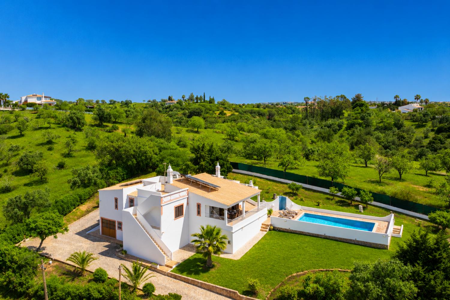 ,Beautiful villa with private pool, terrace, and garden