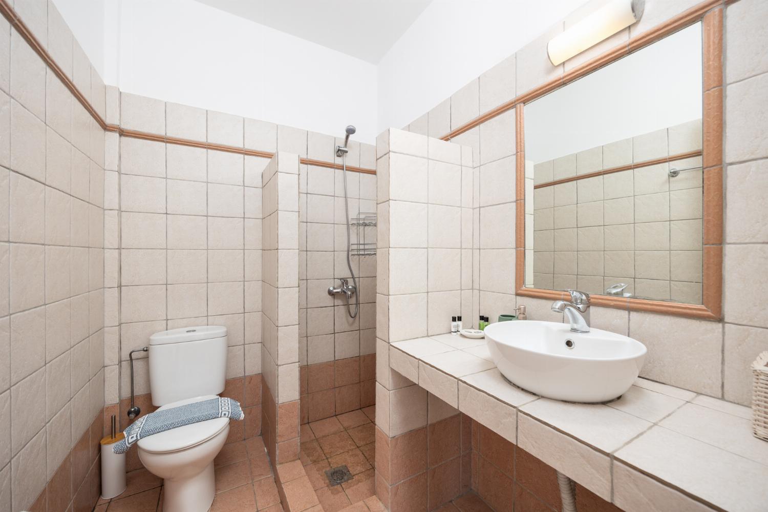 En suite bathroom with shower