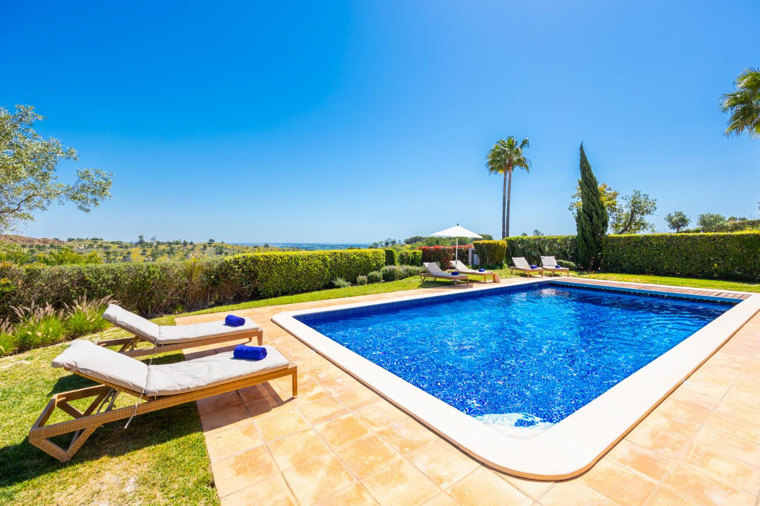 Private pool and terrace