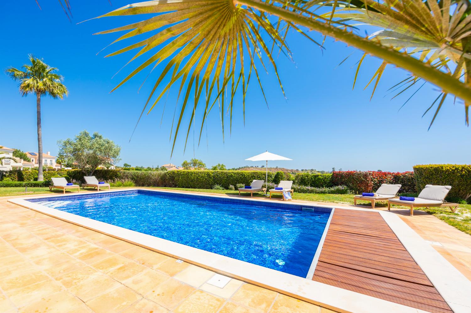 Private pool and terrace