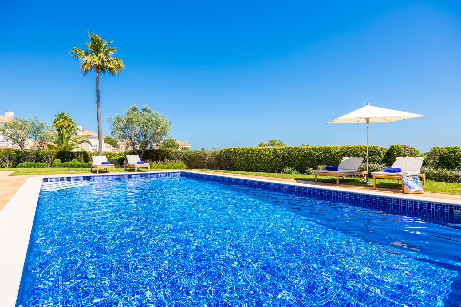Private pool and terrace