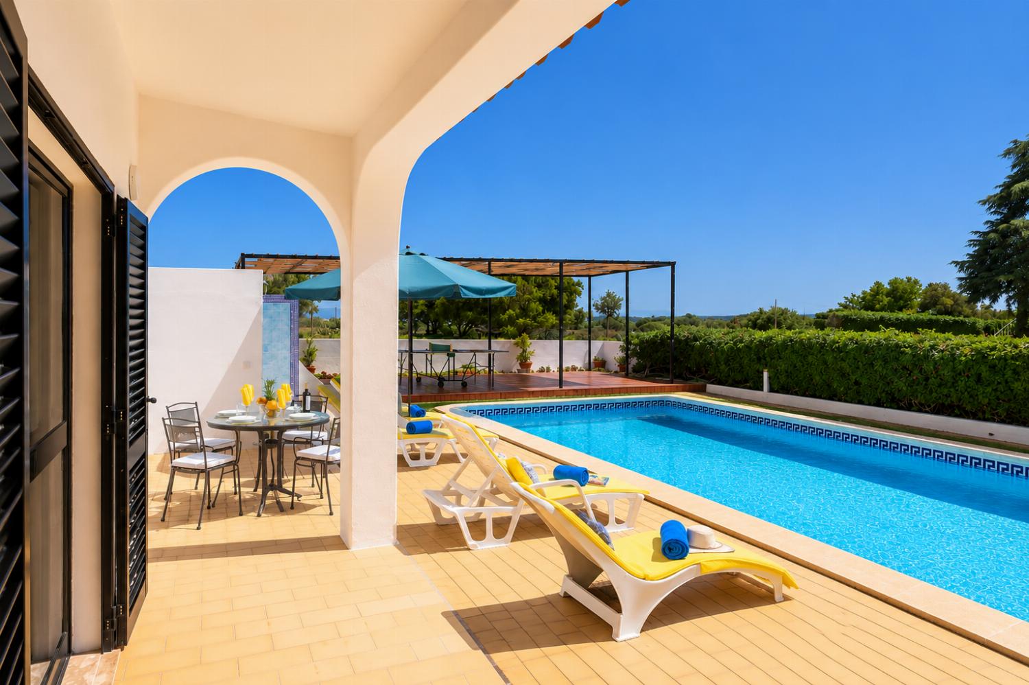 Private pool and terrace