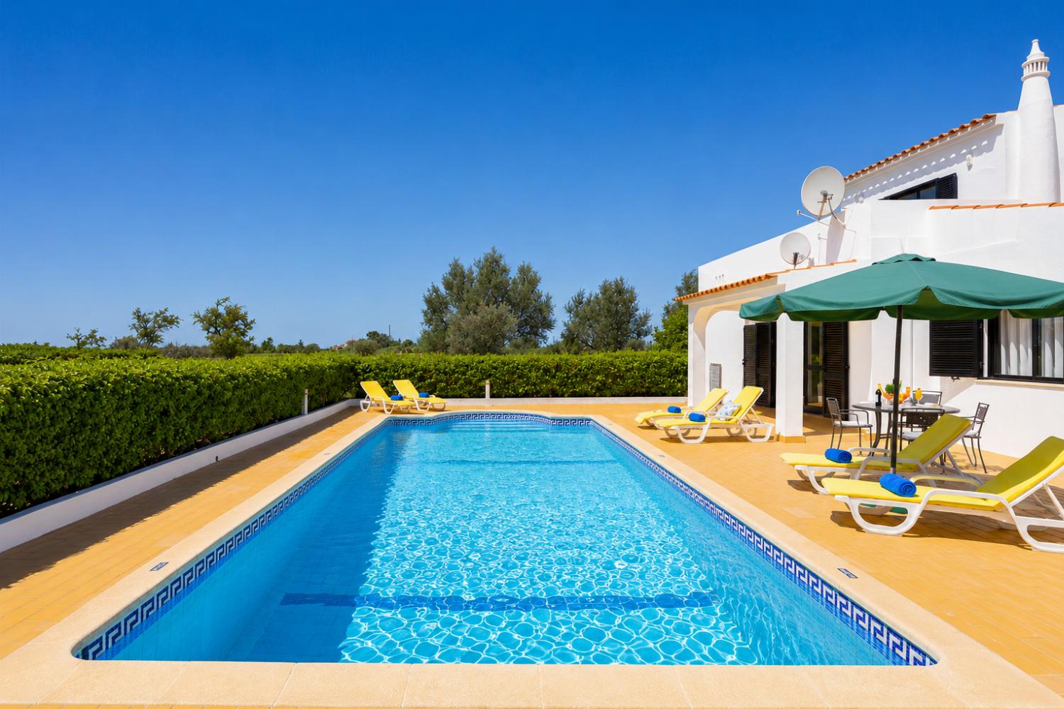 Private pool and terrace