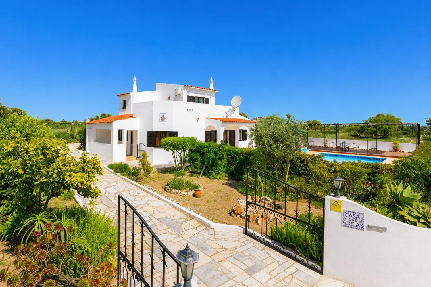 Entrance to villa