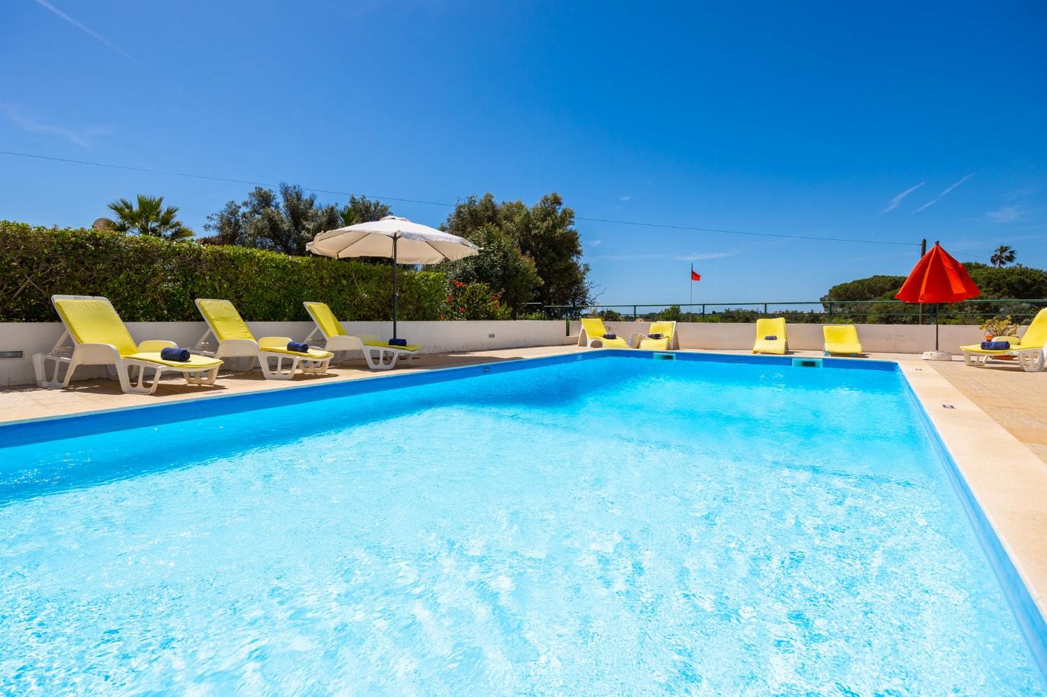 Private pool, terrace, and garden