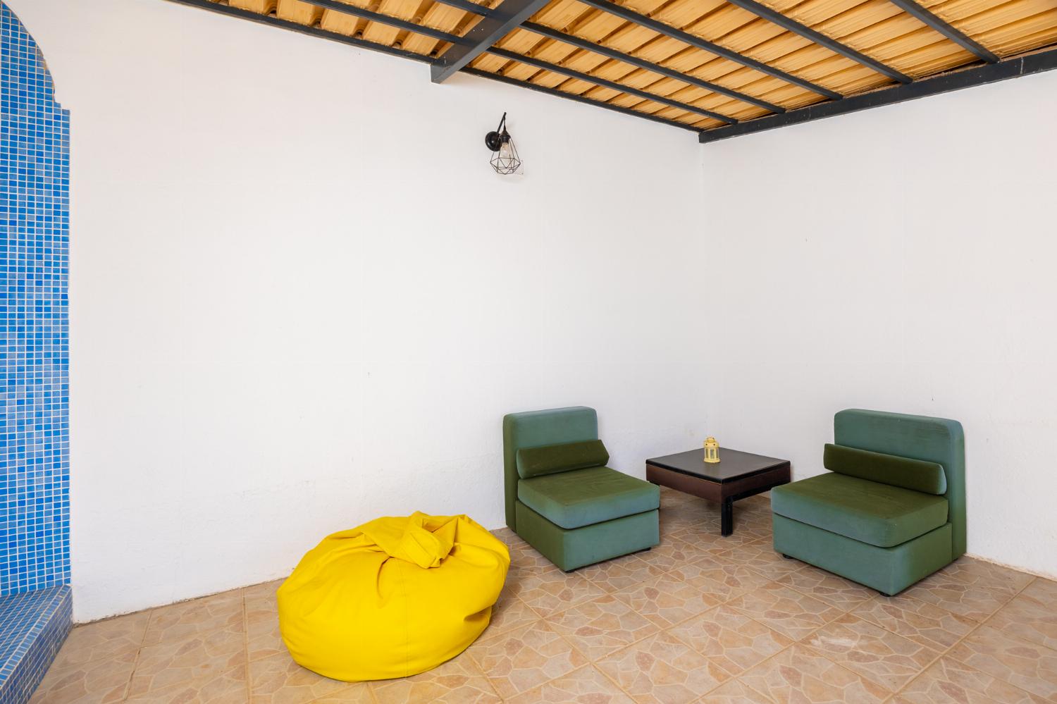Sheltered terrace