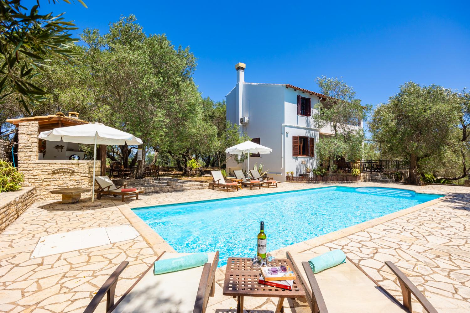 Beautiful villa with private pool, terrace, and garden