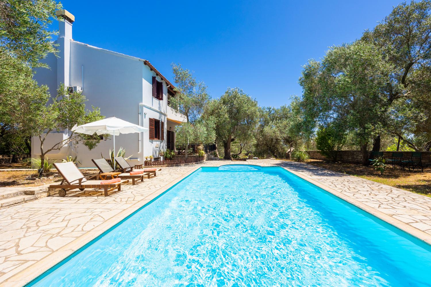 Beautiful villa with private pool, terrace, and garden