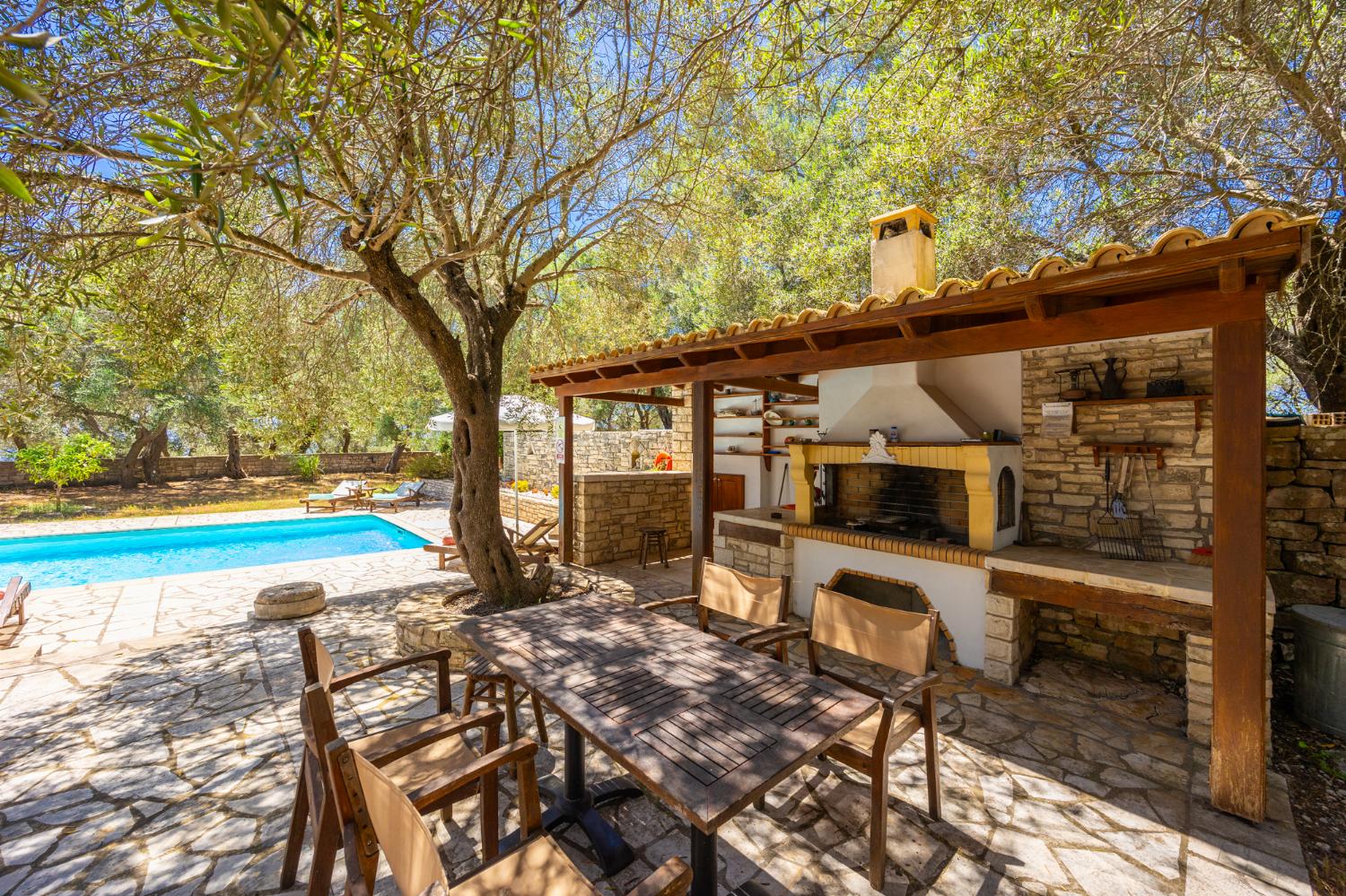 Terrace area with BBQ