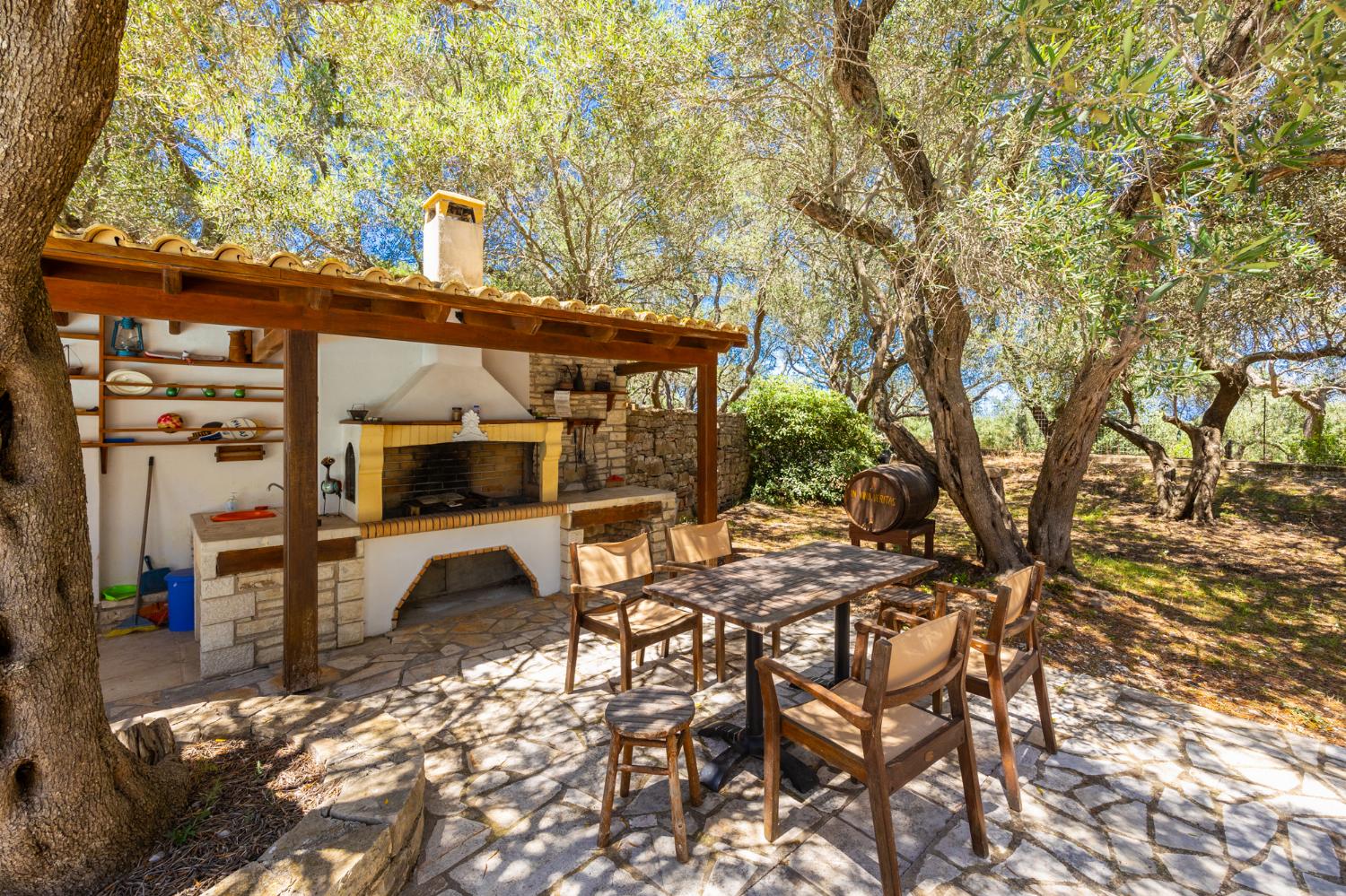 Terrace area with BBQ