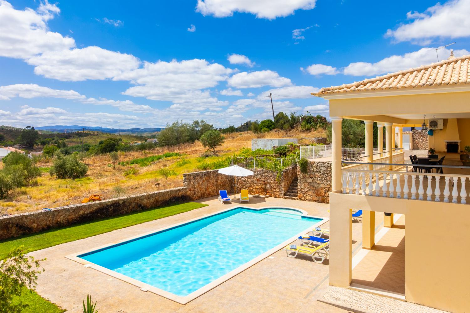 Private pool and terrace