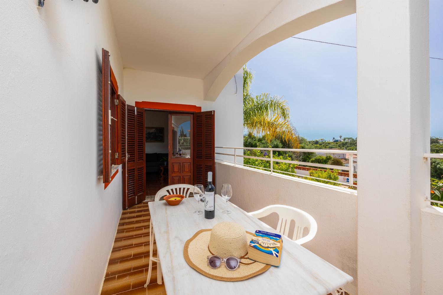 Sheltered terrace area