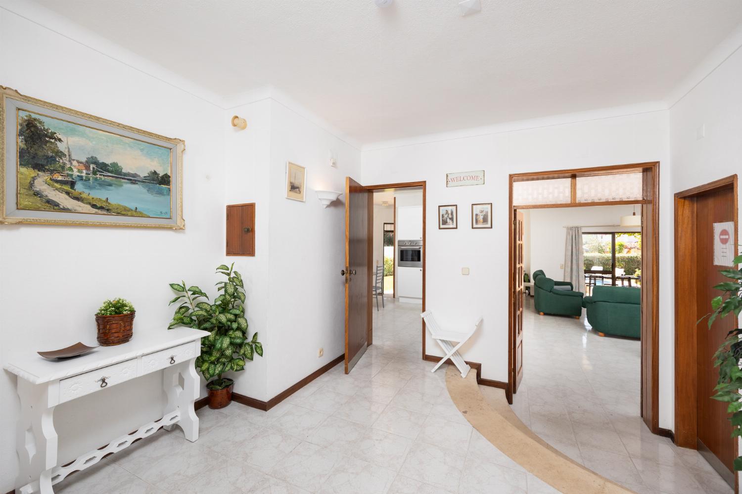 Entrance to villa