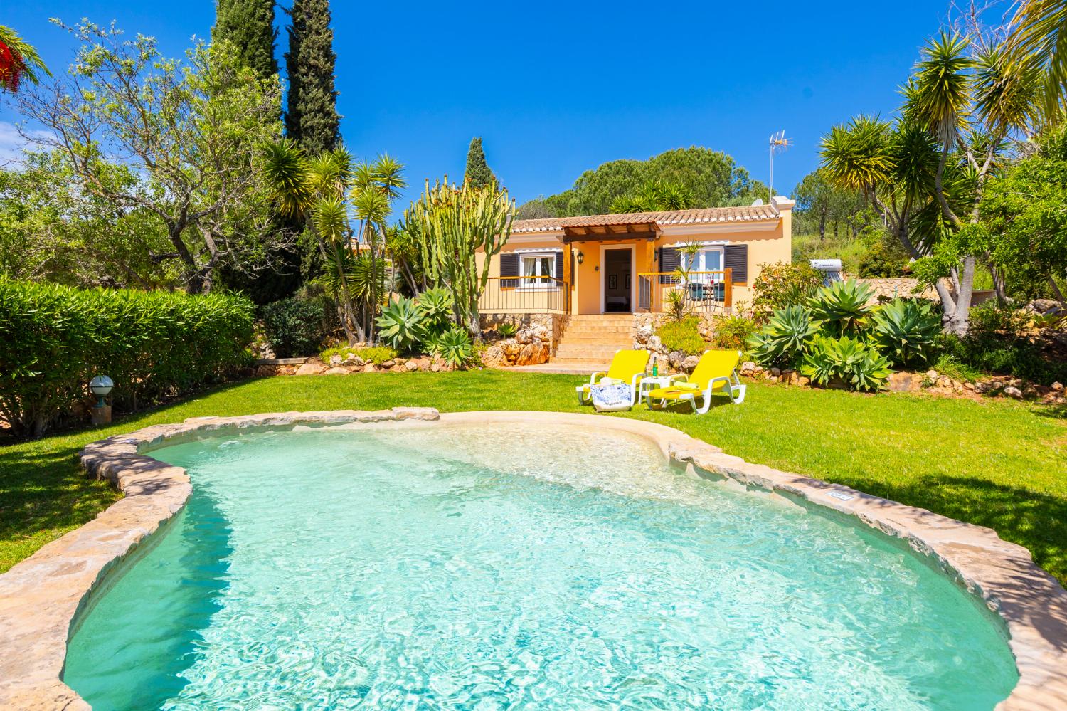 ,Beautiful villa with private pool, terrace, and garden