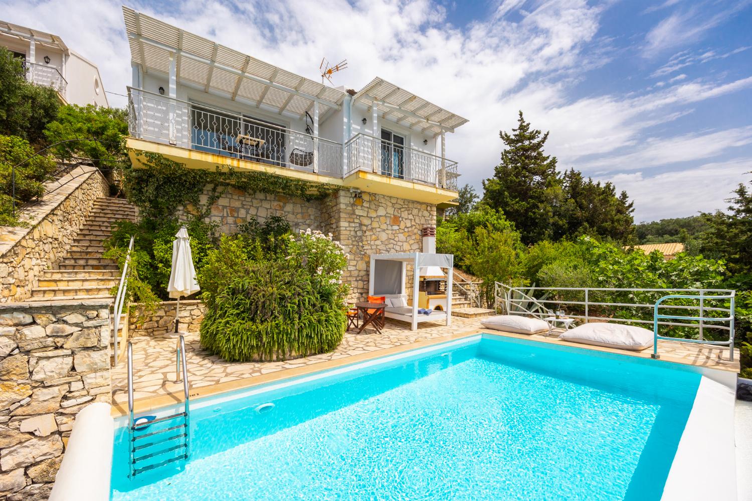 Beautiful villa with private pool and terrace with panoramic sea views