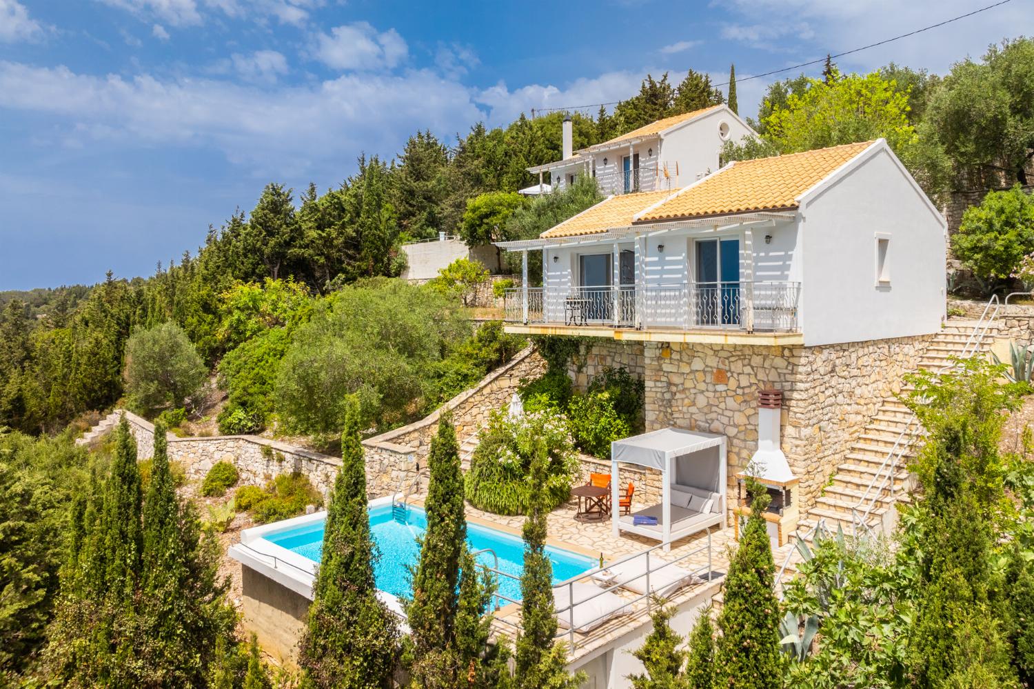 Beautiful villa with private pool and terrace with panoramic sea views