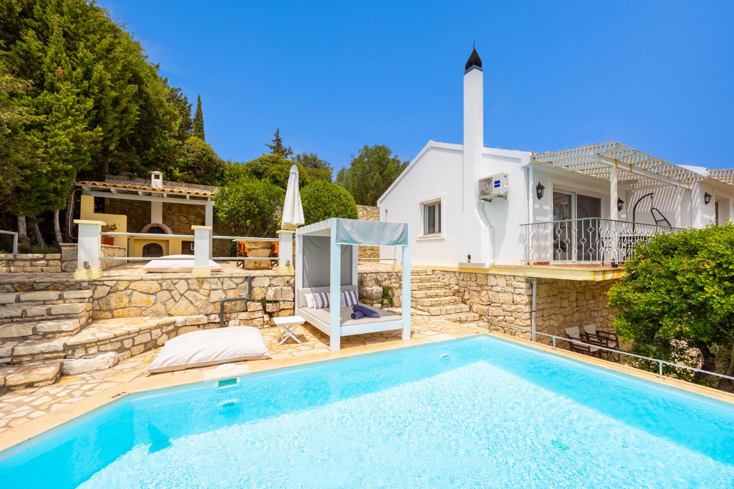 Beautiful villa with private pool and terrace with panoramic sea views
