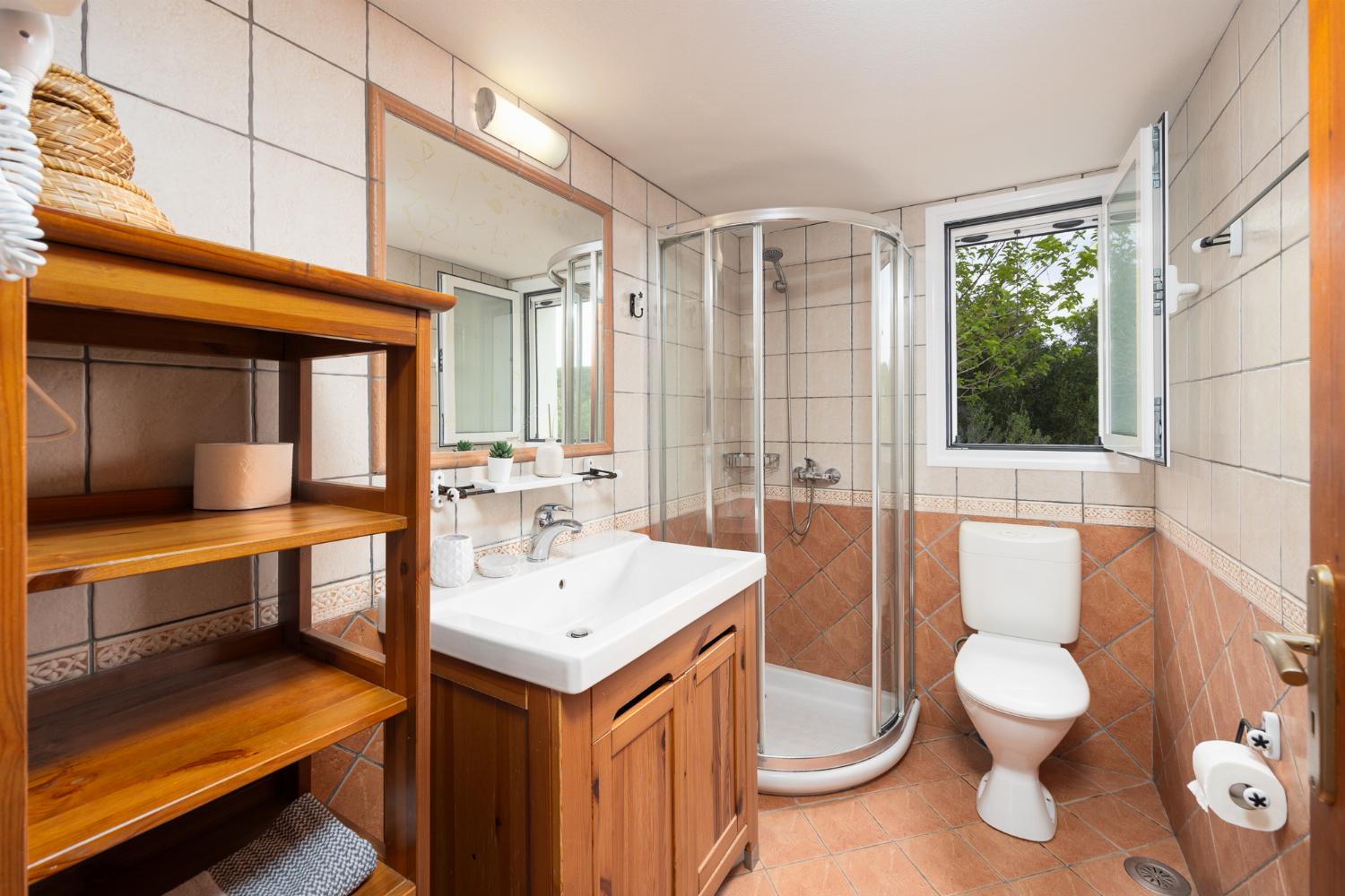 Family bathroom with shower