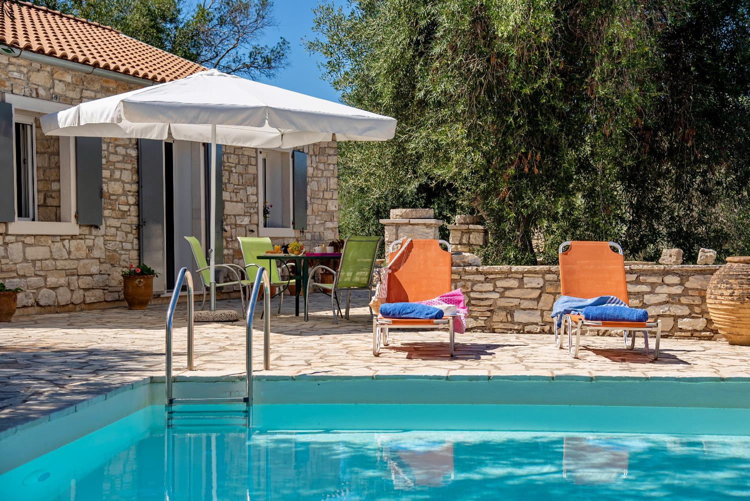 Private pool and terrace