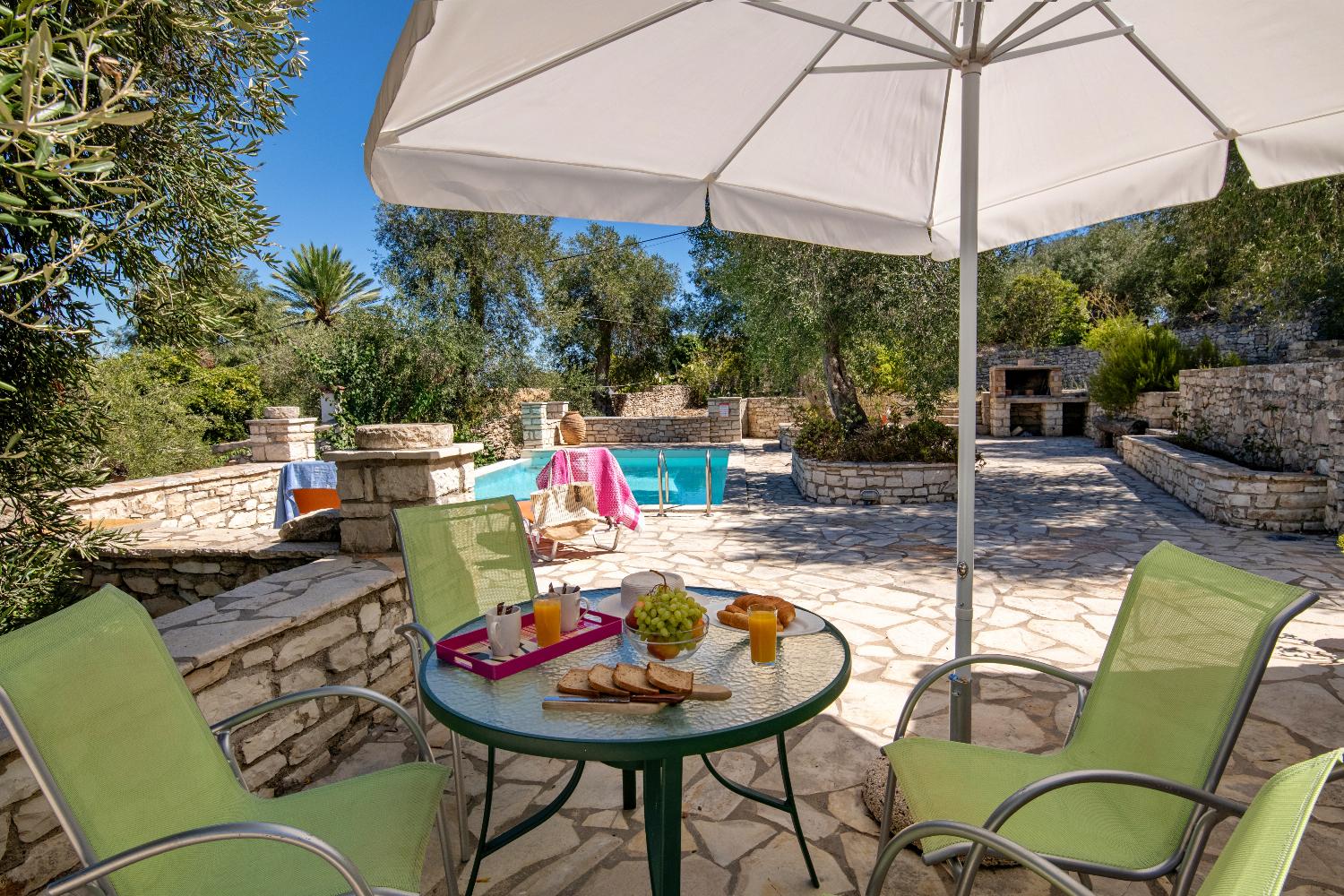 Private pool and terrace