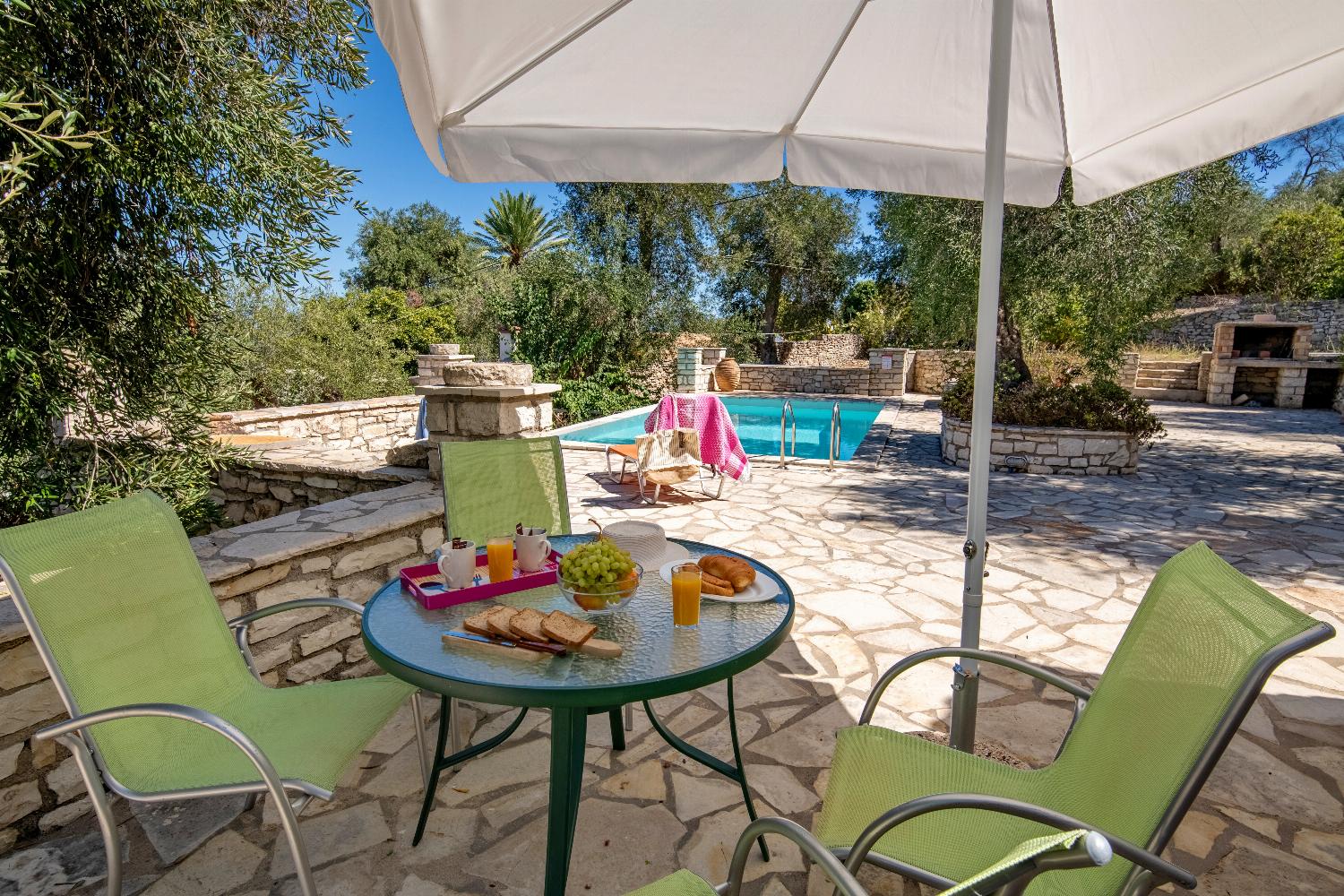 Private pool and terrace