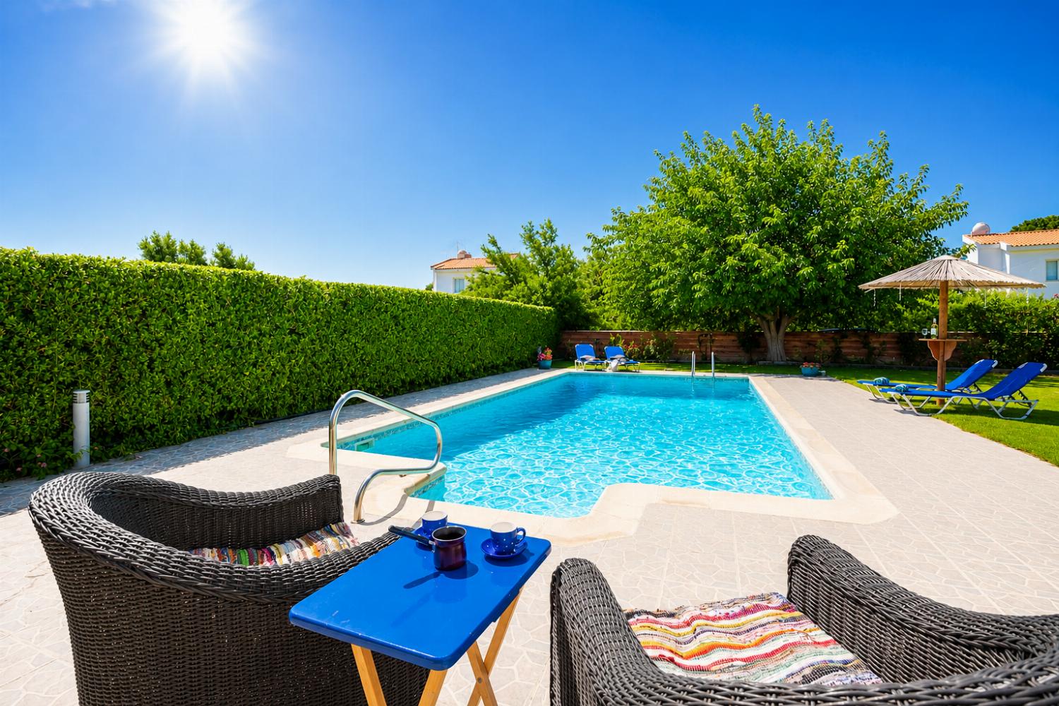 Private pool and terrace