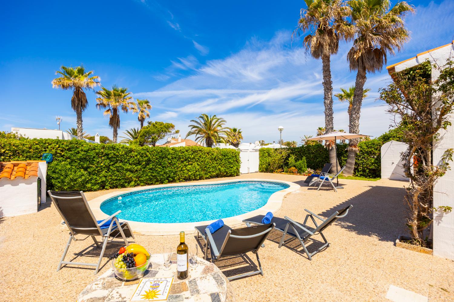Private pool and terrace