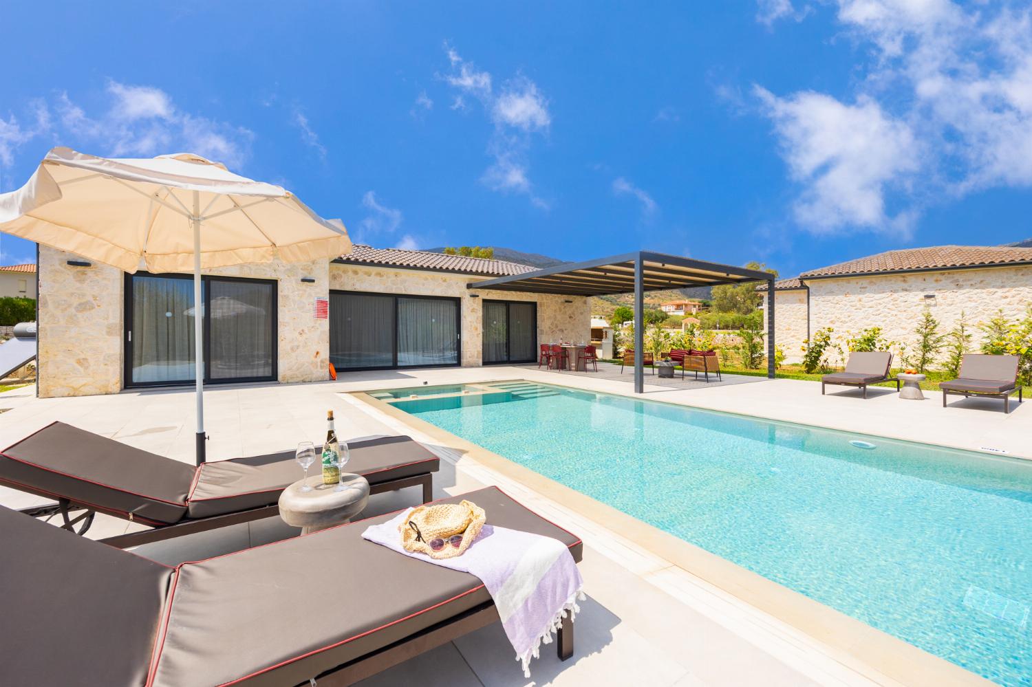 ,Beautiful villa with private pool and terrace