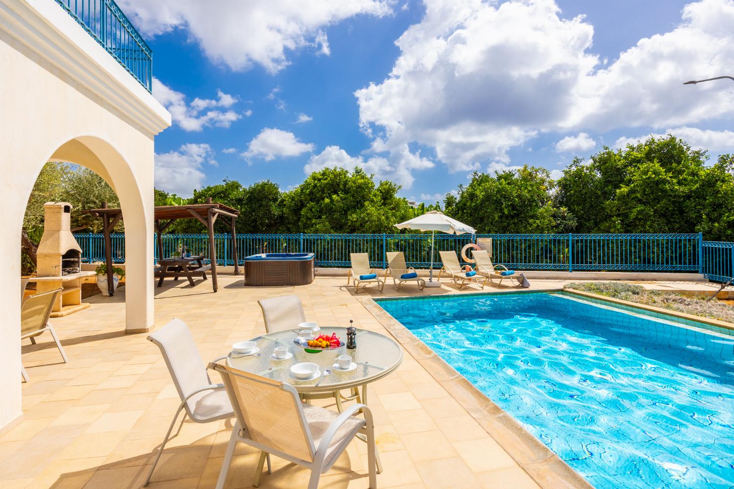 Private pool and terrace