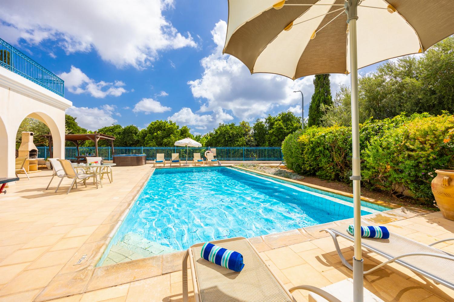 Private pool and terrace