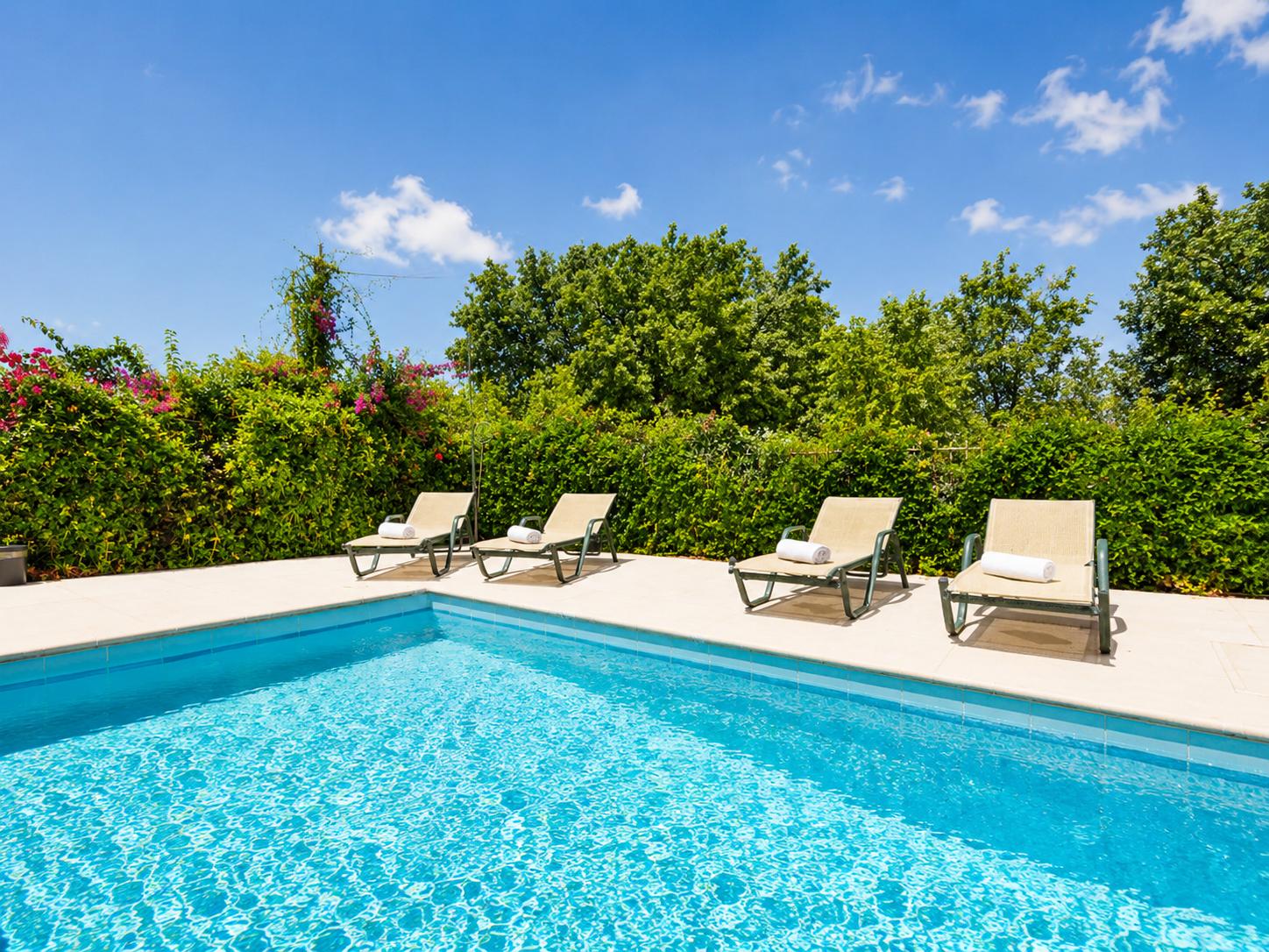 Private pool and terrace