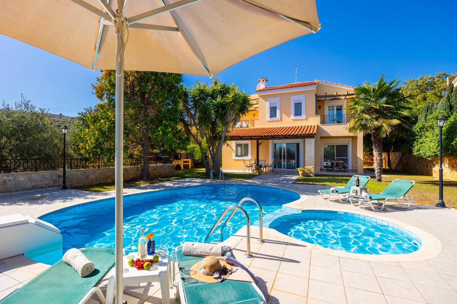 Beautiful villa with private pool, terrace, and garden