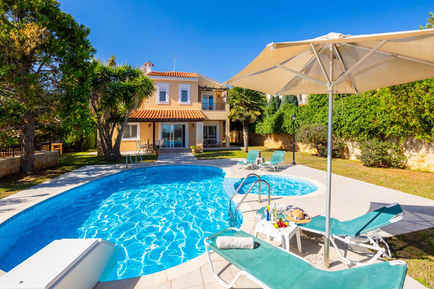 Beautiful villa with private pool, terrace, and garden