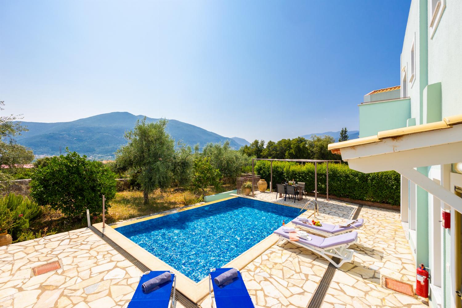 Private pool and terrace