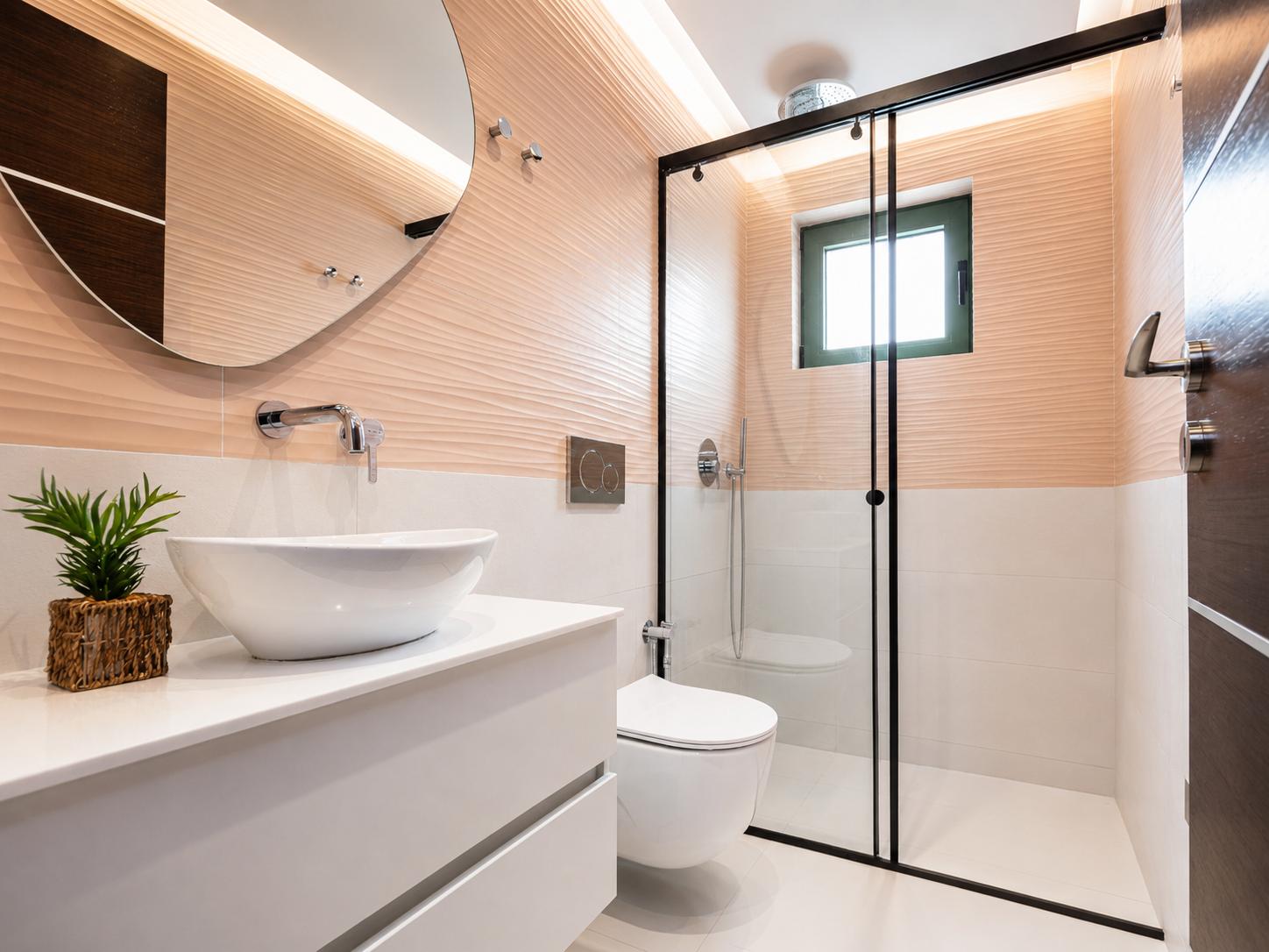 Family bathroom with shower