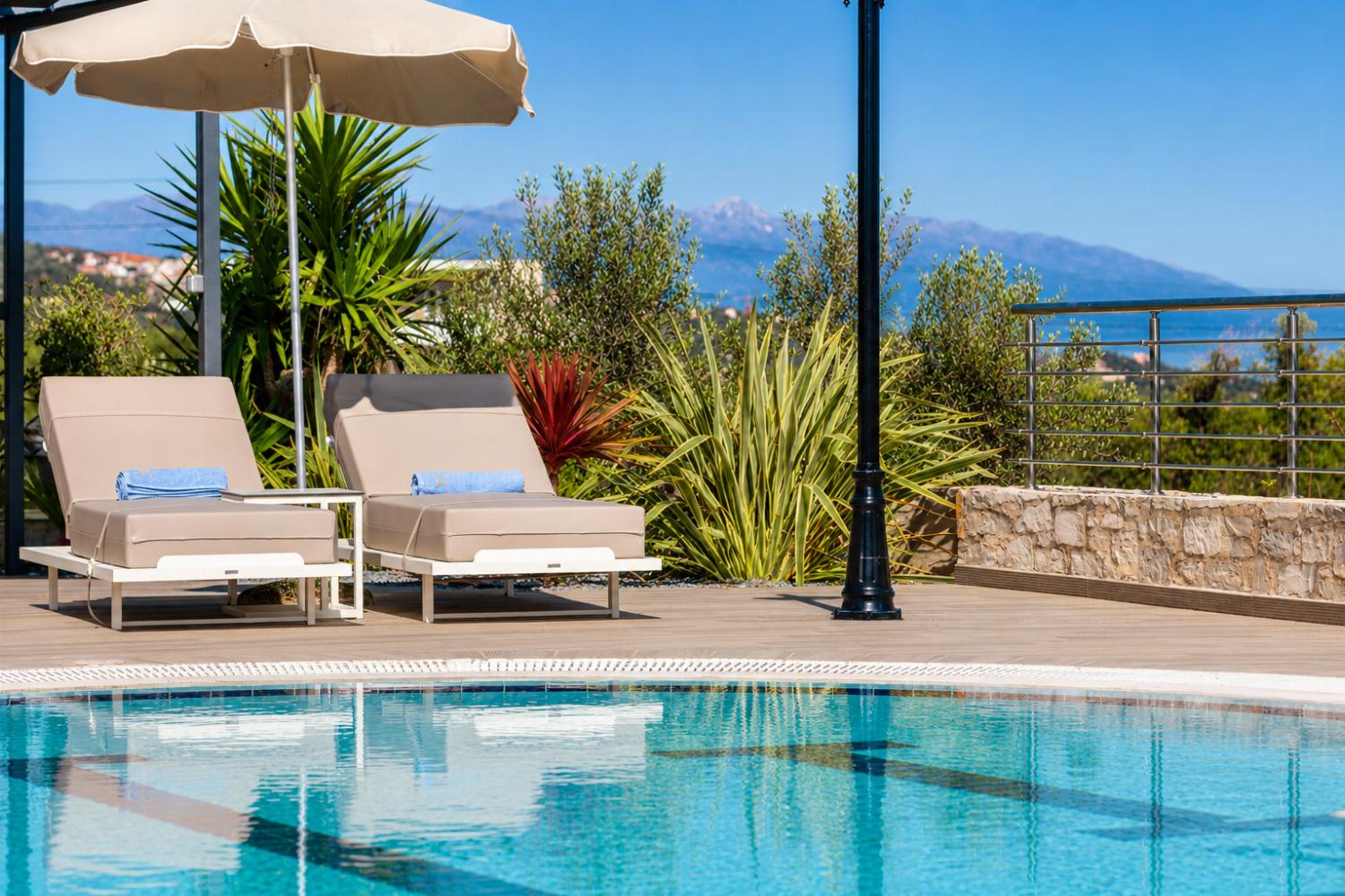 Beautiful villa with private pool and terrace with sea views