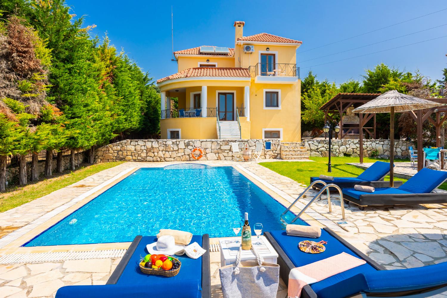 ,Beautiful villa with private pool and terrace