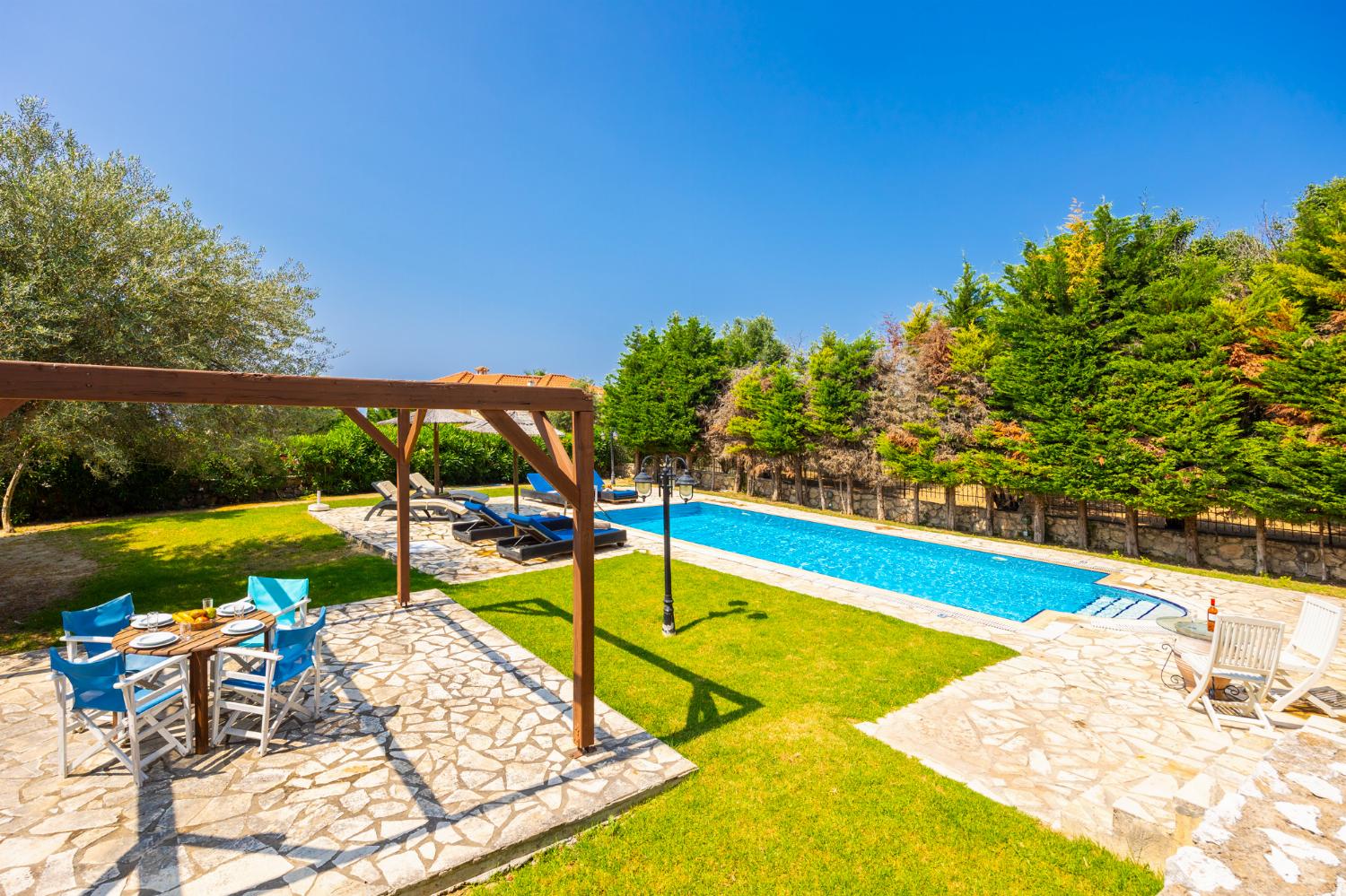 Private pool and terrace