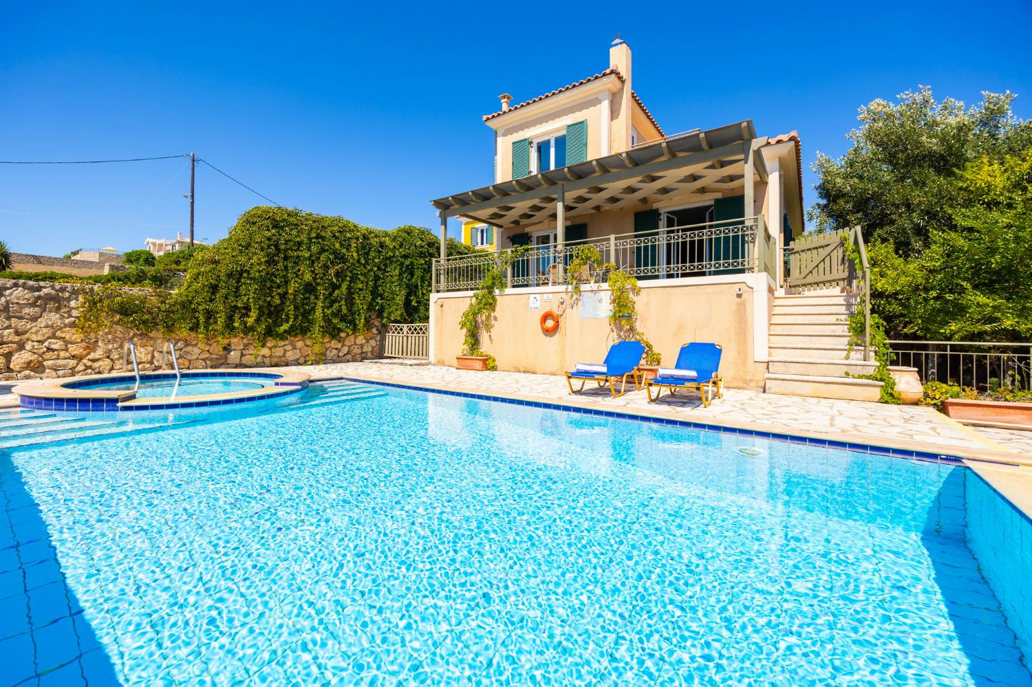 Beautiful villa with private pool and terrace with sea views