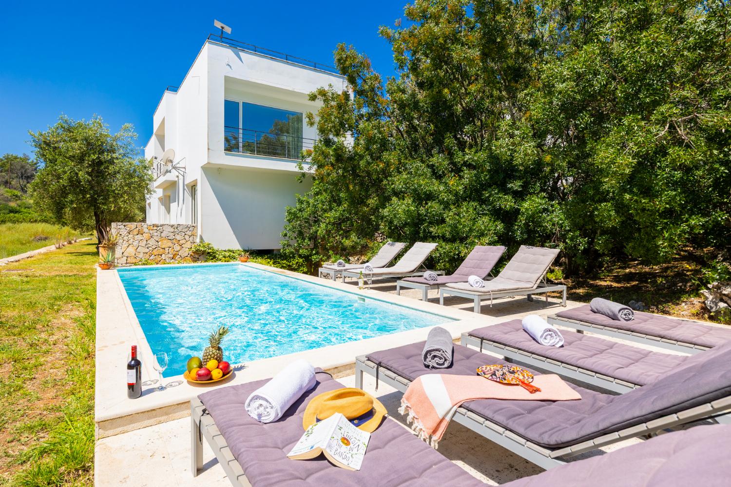 ,Beautiful villa with private pool and terrace