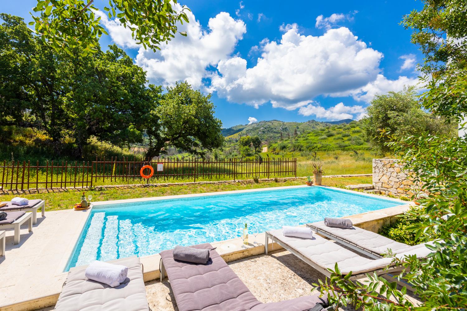 Private pool and terrace