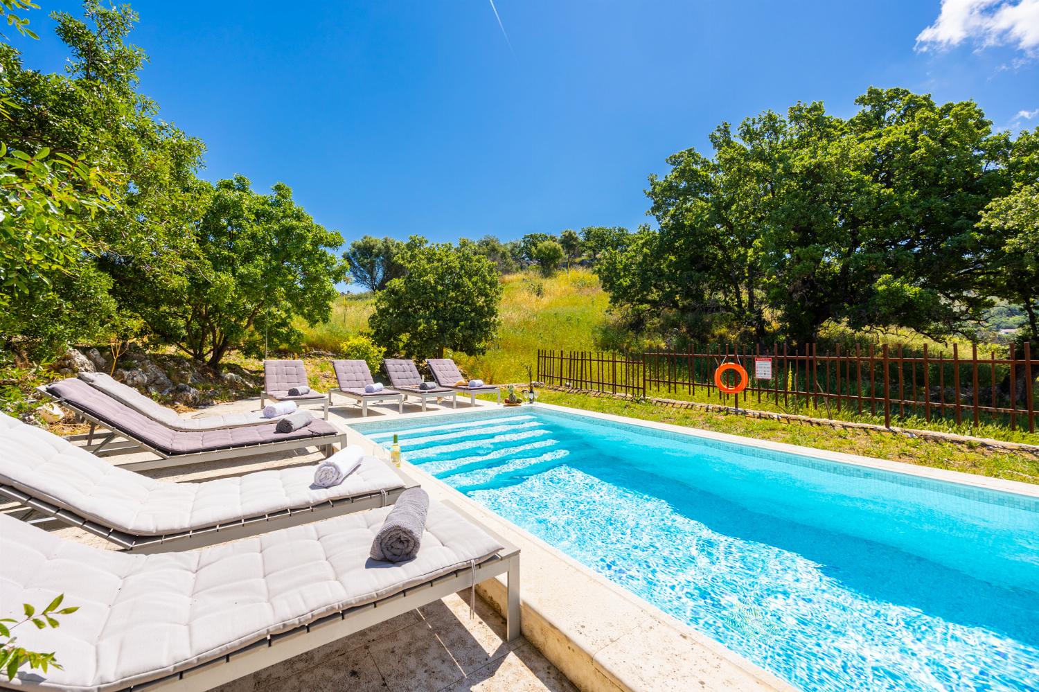 Private pool and terrace
