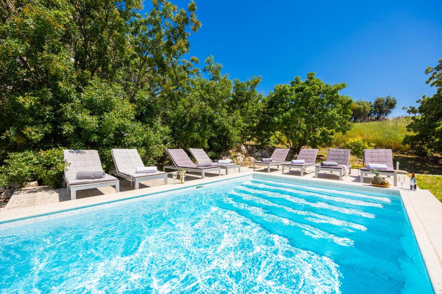 Private pool and terrace