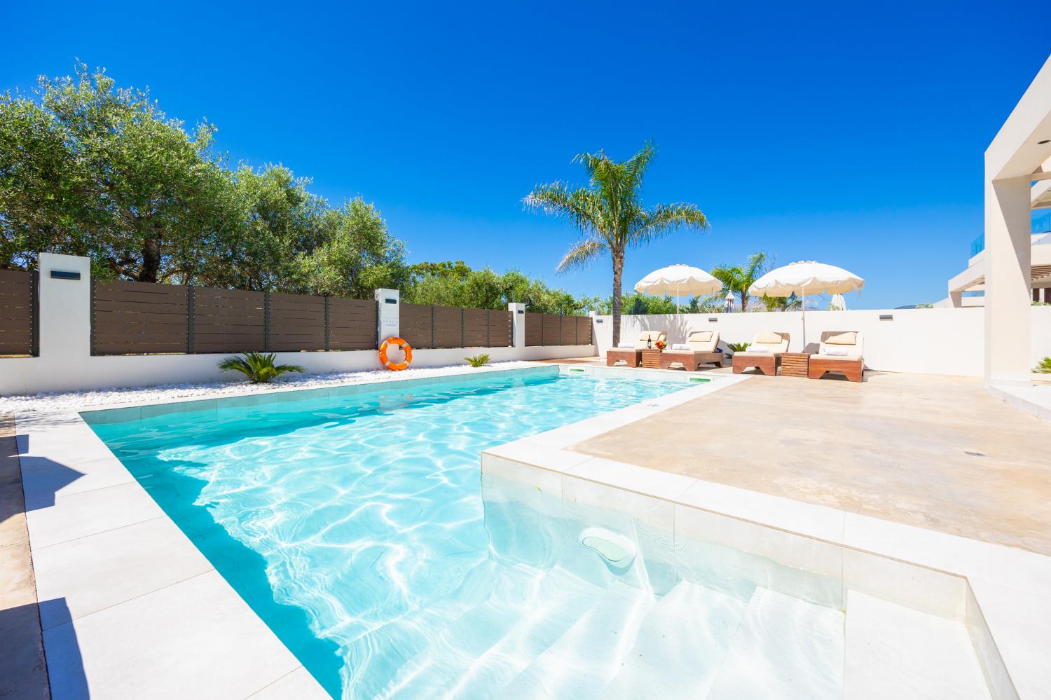 Private pool and terrace