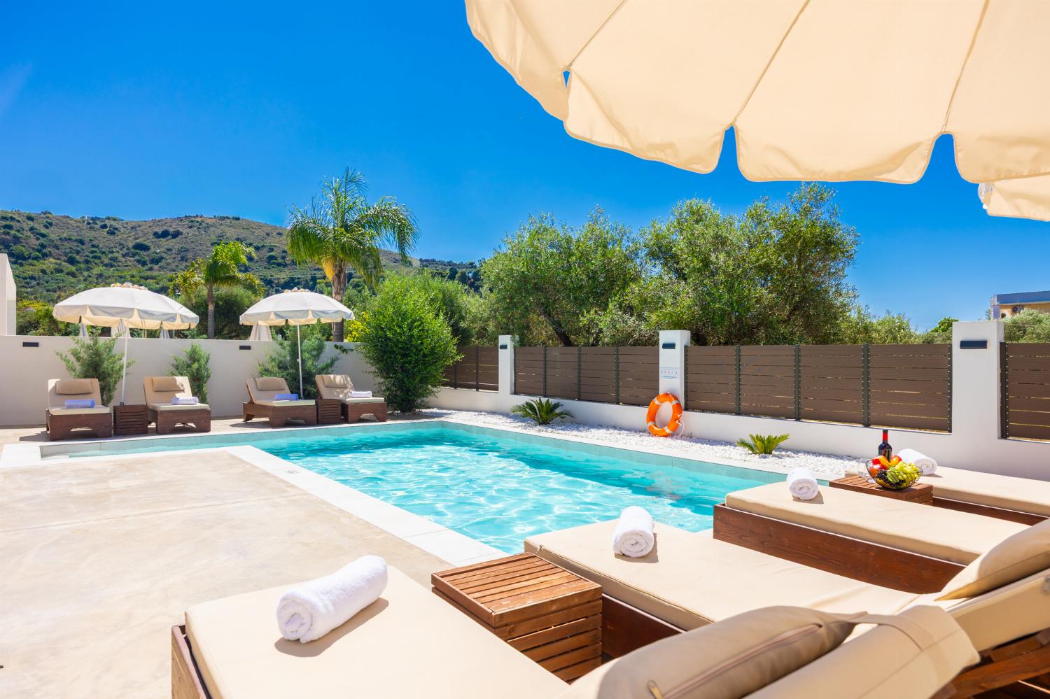 Private pool and terrace