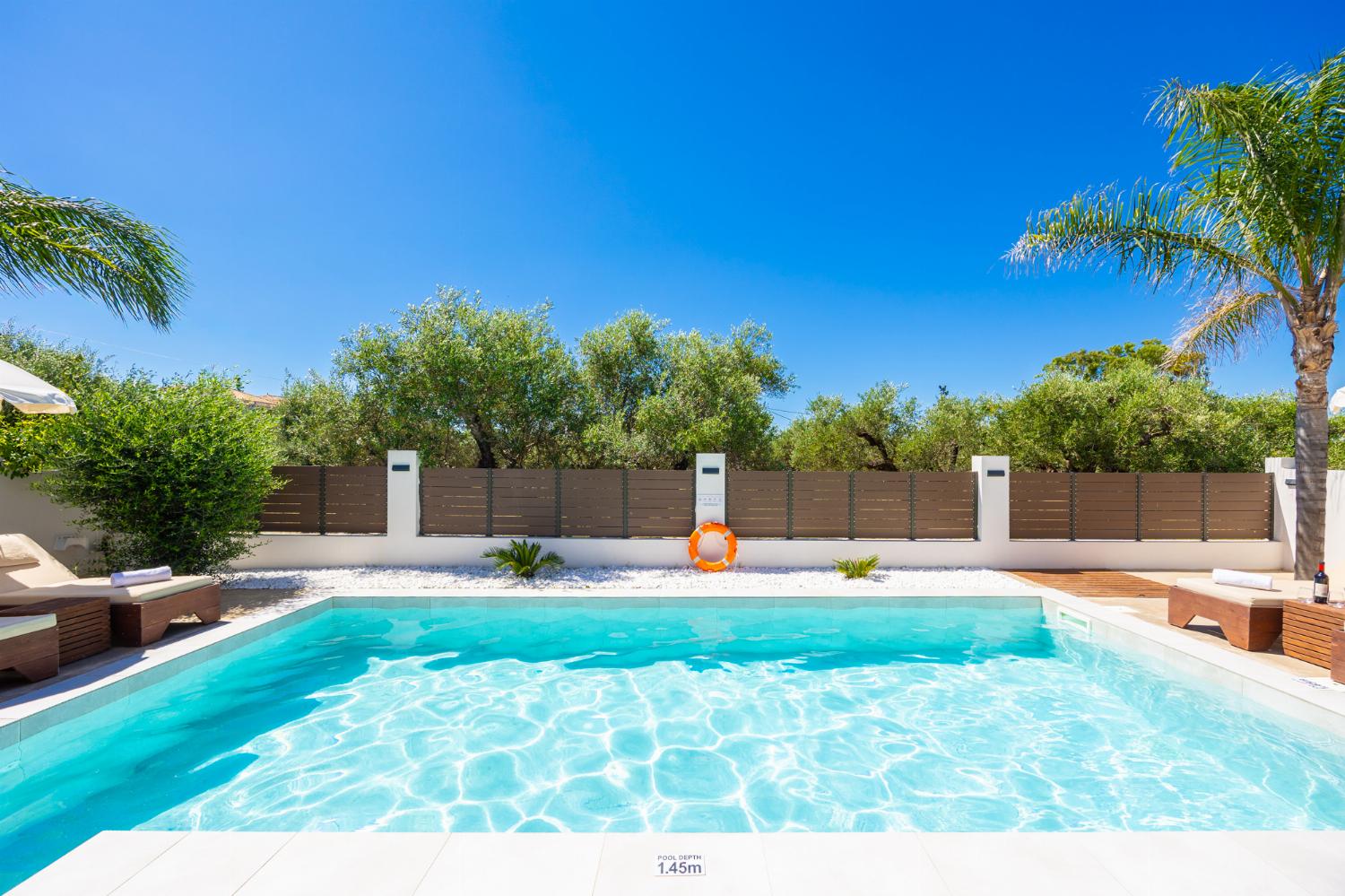 Private pool and terrace