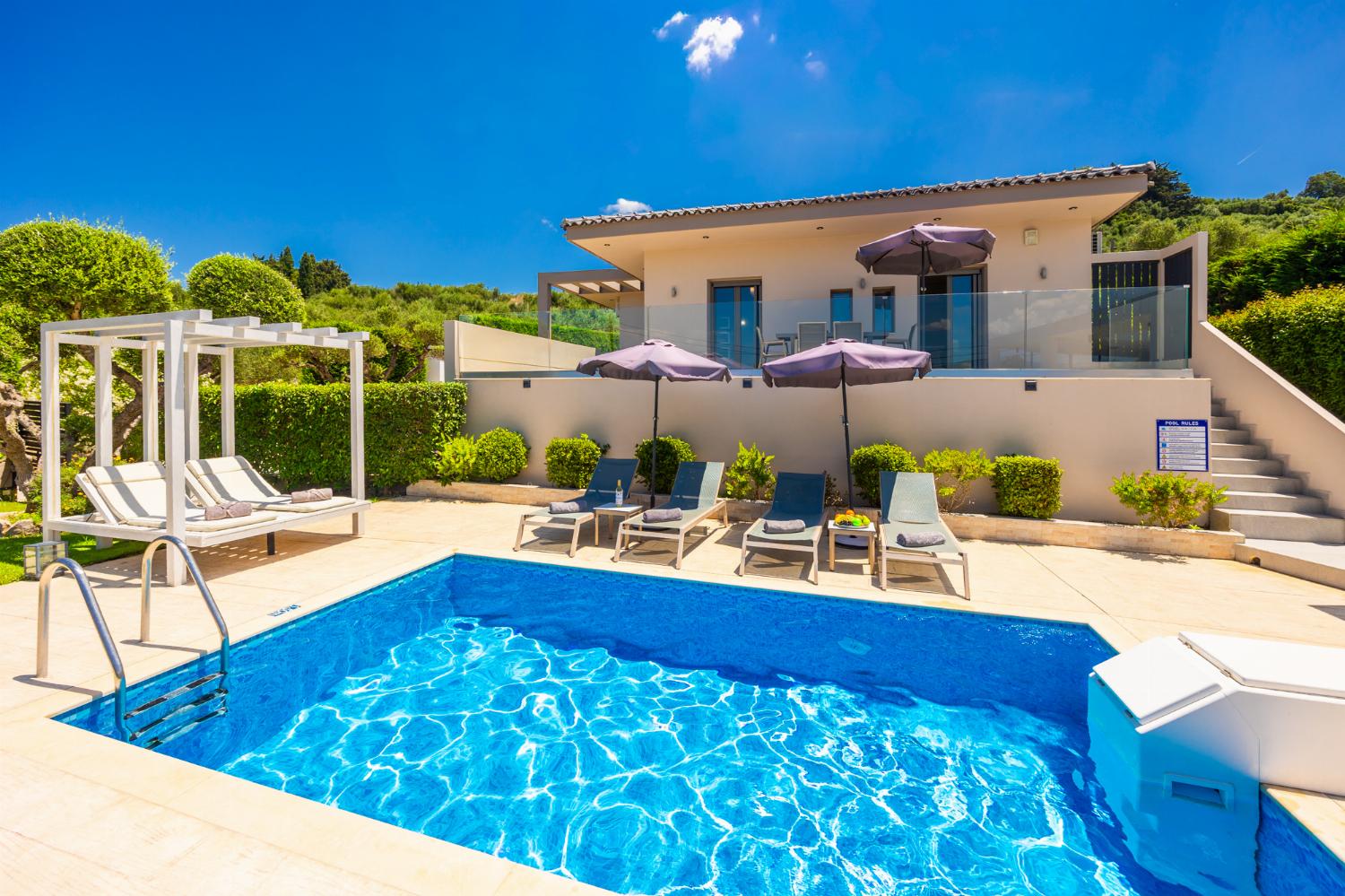 ,Beautiful villa with private pool and terrace