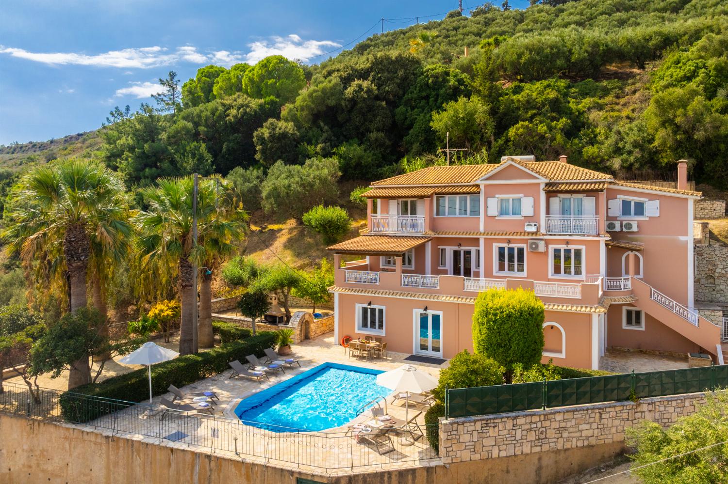 Beautiful villa with private pool and terrace with sea views